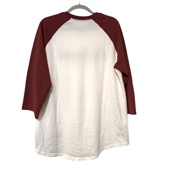 Nike Dri-Fit Alabama 3/4 Sleeve Baseball T Shirt Crimson Tide Red Size Medium - Picture 3 of 7